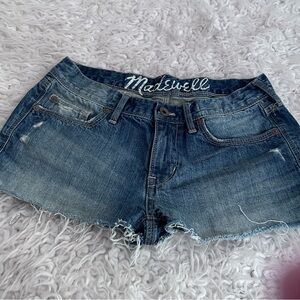 Madewell The Perfect Jeans Short 25 Distressed S1